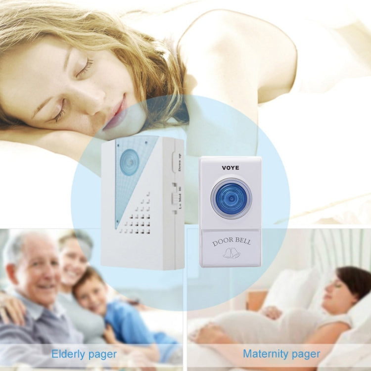 VOYE V001AB Wireless Doorbell with 2 Remote Control, V001AB VOYE V001AB Wireless Doorbell with 2 Remote Control, V001AB